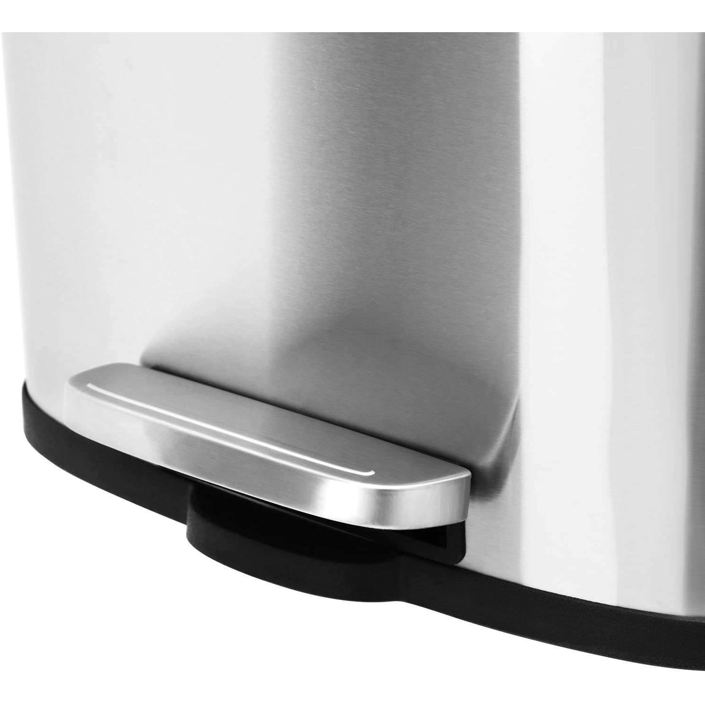 Nancy's Carvoeiro Pedaalemmer - Prullenbak - Afvalemmer - Zilver - RVS - 30 Liter