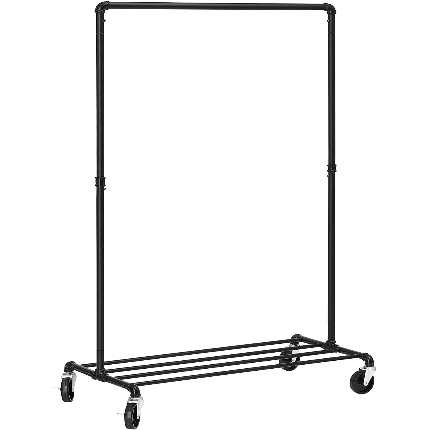 Nancy's Salselas Kledingrek – Kledingstang - Garderoberek - Zwart - ± 100 x 50 x 160 cm