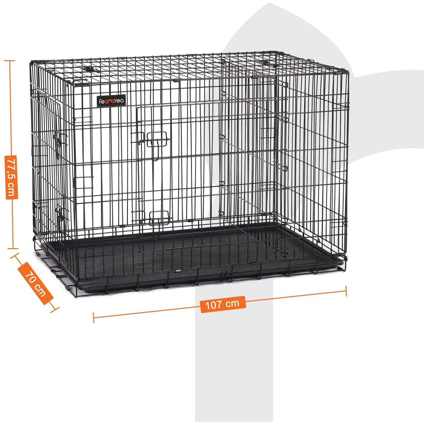 Nancy's Hondenkooi - Bench - Honden - 2 Deuren - Kennel - 107 x 70 x 77,5 cm