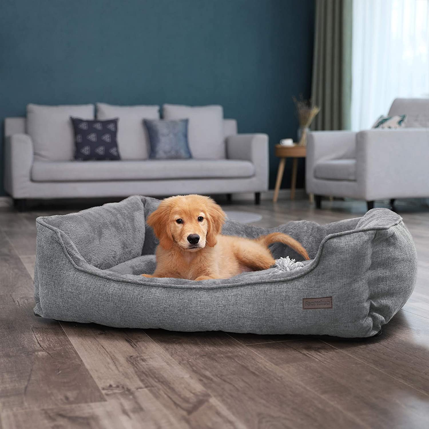Lit pour chien XXL lavable de Nancy - Lit pour chien - Housse amovible - Lits pour chiens