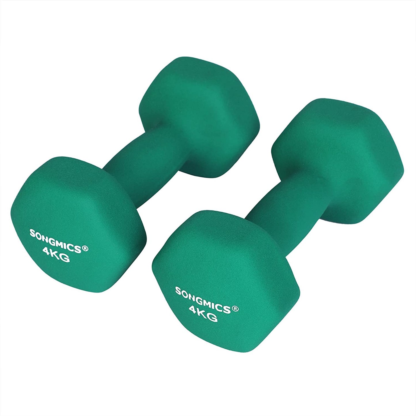 Nancy's Curtin Dumbbells - Halterset - Gewichten - Set van 2 - Groen - 4 KG per stuk