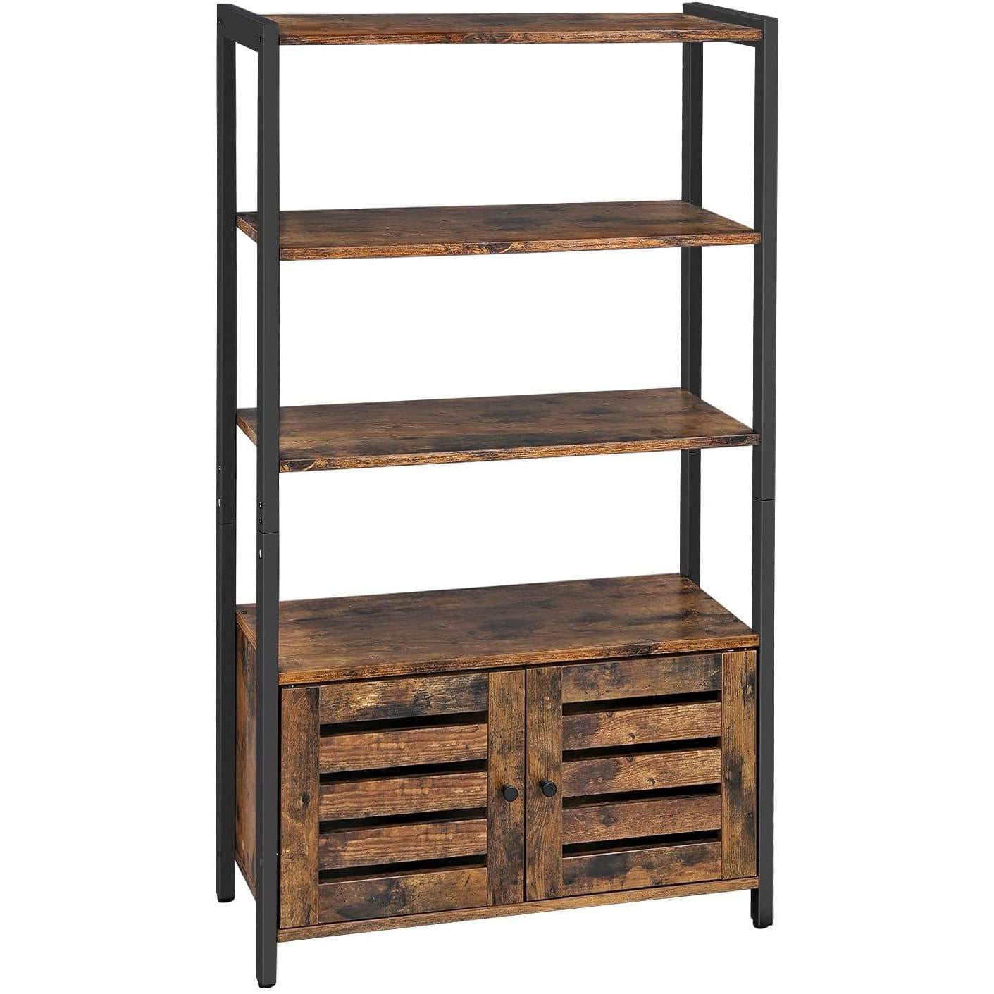 Nancy's Wayne Boekenkast - Staande Kast - Opbergkast - 3 Open Planken - 70 x 30 x 121,5 cm