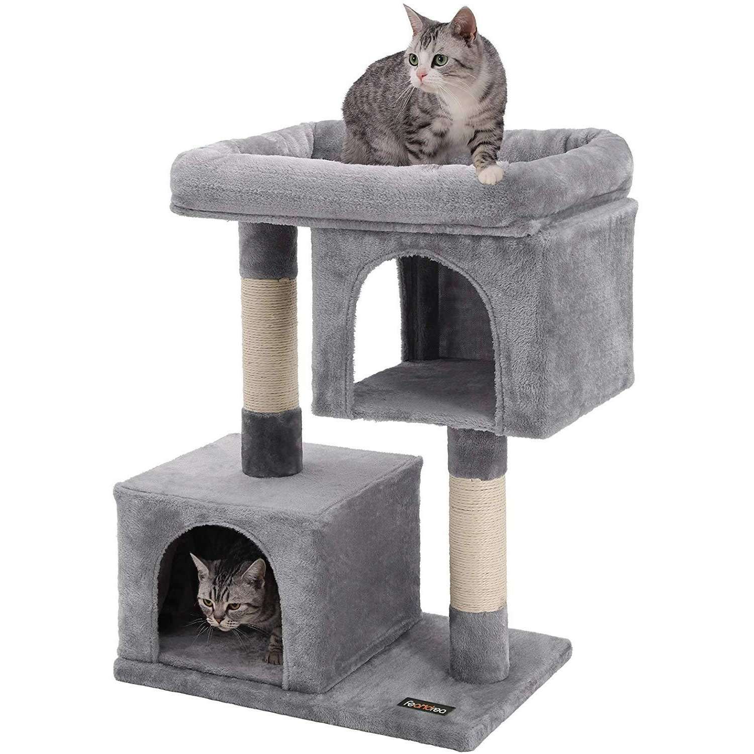 Arbre à chat Nancy's Neston - Maisonnette pour chats - Arbre grimpant 60x40x84 cm