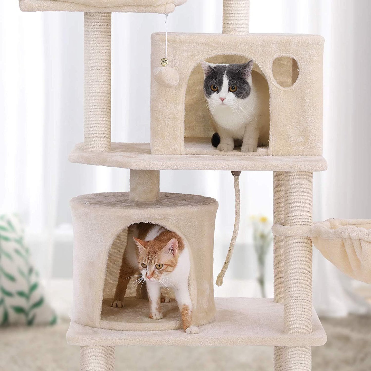 Nancy's Klimboom Voor Katten - Krabpaal - Kattenhuis Met Hangmat - Kattenboom XL - Kattenhuis - Krabpaal - Krabpalen voor Katten