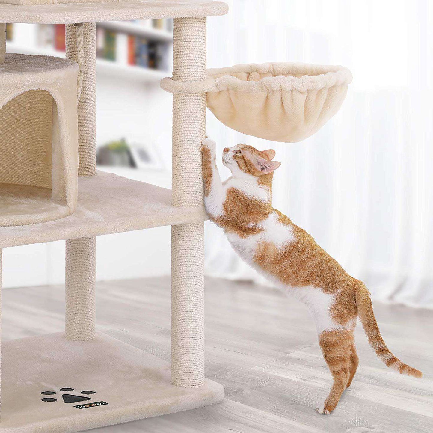 Nancy's Klimboom Voor Katten - Krabpaal - Kattenhuis Met Hangmat - Kattenboom XL - Kattenhuis - Krabpaal - Krabpalen voor Katten