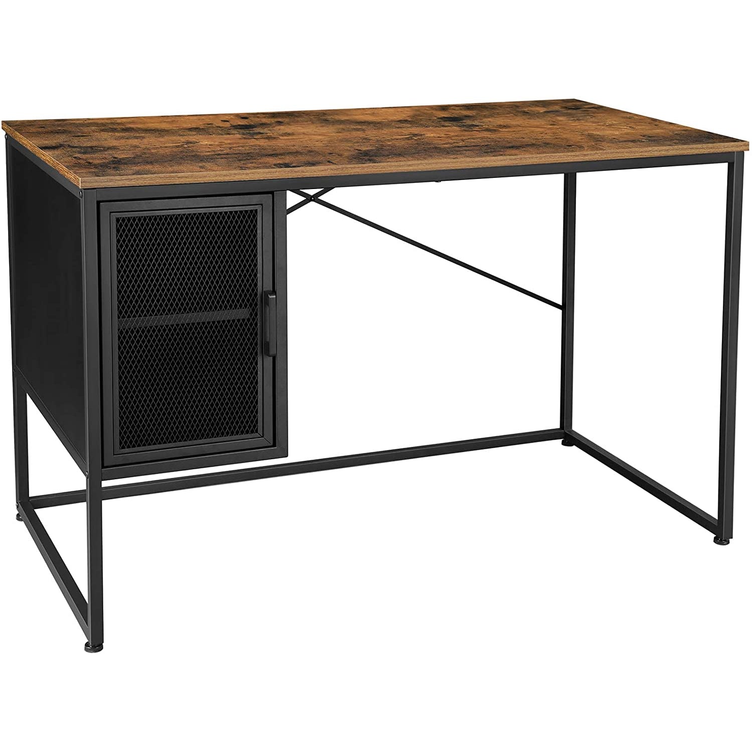 Nancy's Boston Bureau - Werktafel - Computertafel - Computer Bureau - Vintage - Zwart-Bruin