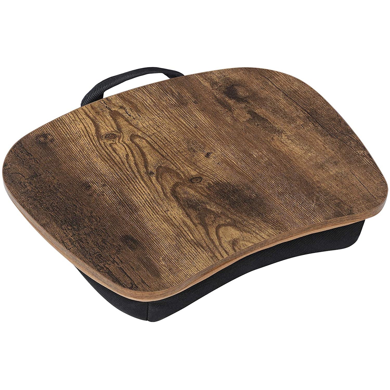Nancy's Laptopkussen - Laptoptafel - Draagbaar Kussen - Gewatteerd Onderstel - Vintage - Bruin - 40 x 32 x 8 cm