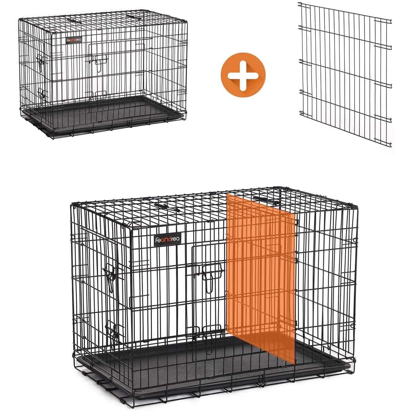 Nancy's Hondenkooi - Bench - Honden - 2 Deuren - Kennel - 107 x 70 x 77,5 cm