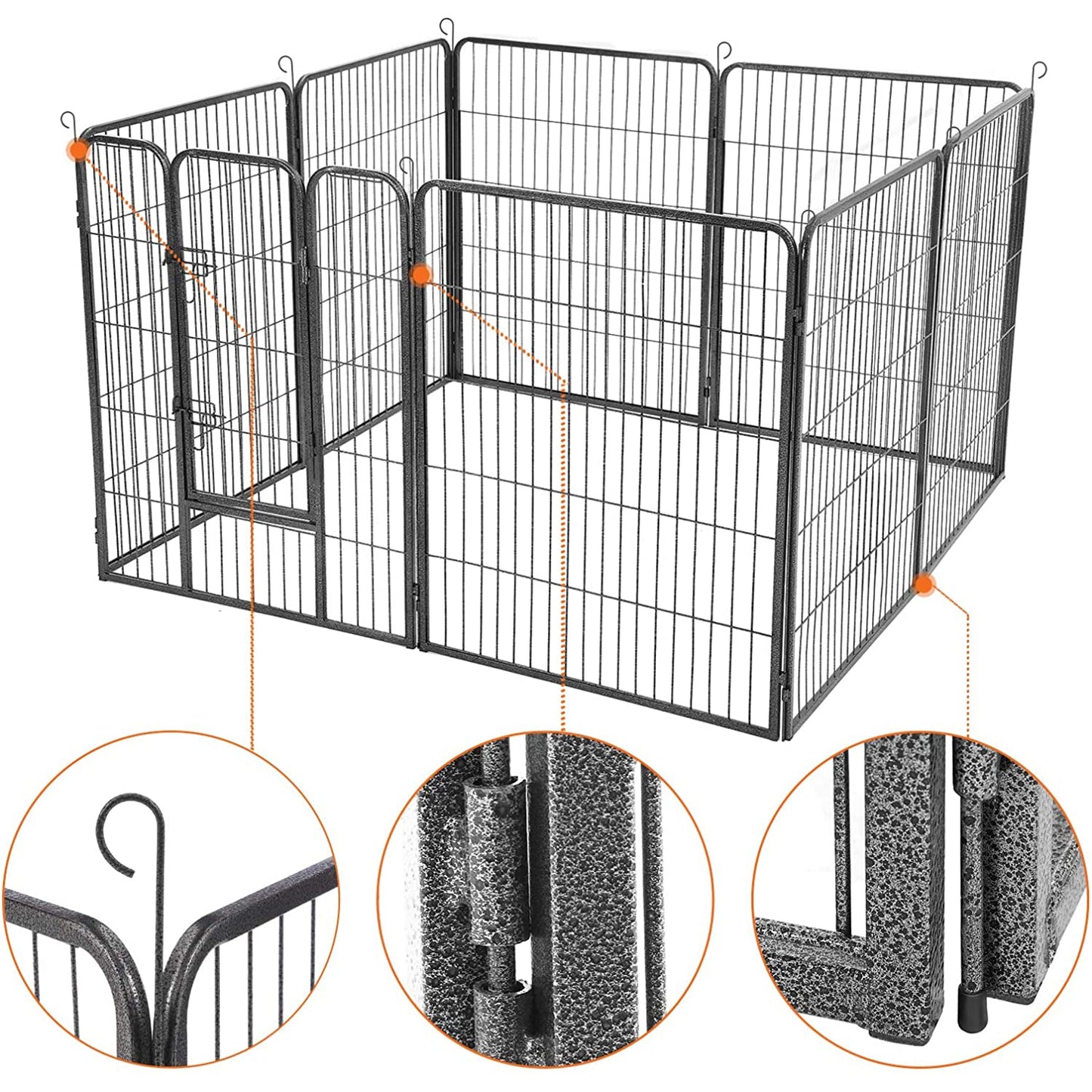 Nancy's Hondenbench - Bench voor Hond - Hondenkennel - Huisdierbox - Hondenopvang voor honden - 77 x 100 cm