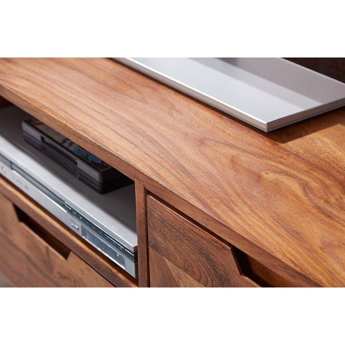 Nancy's Bramo TV Kast - TV Meubel - TV Lowboard - Massief Sheeshamhout - ± 135 x 45 x 50 cm