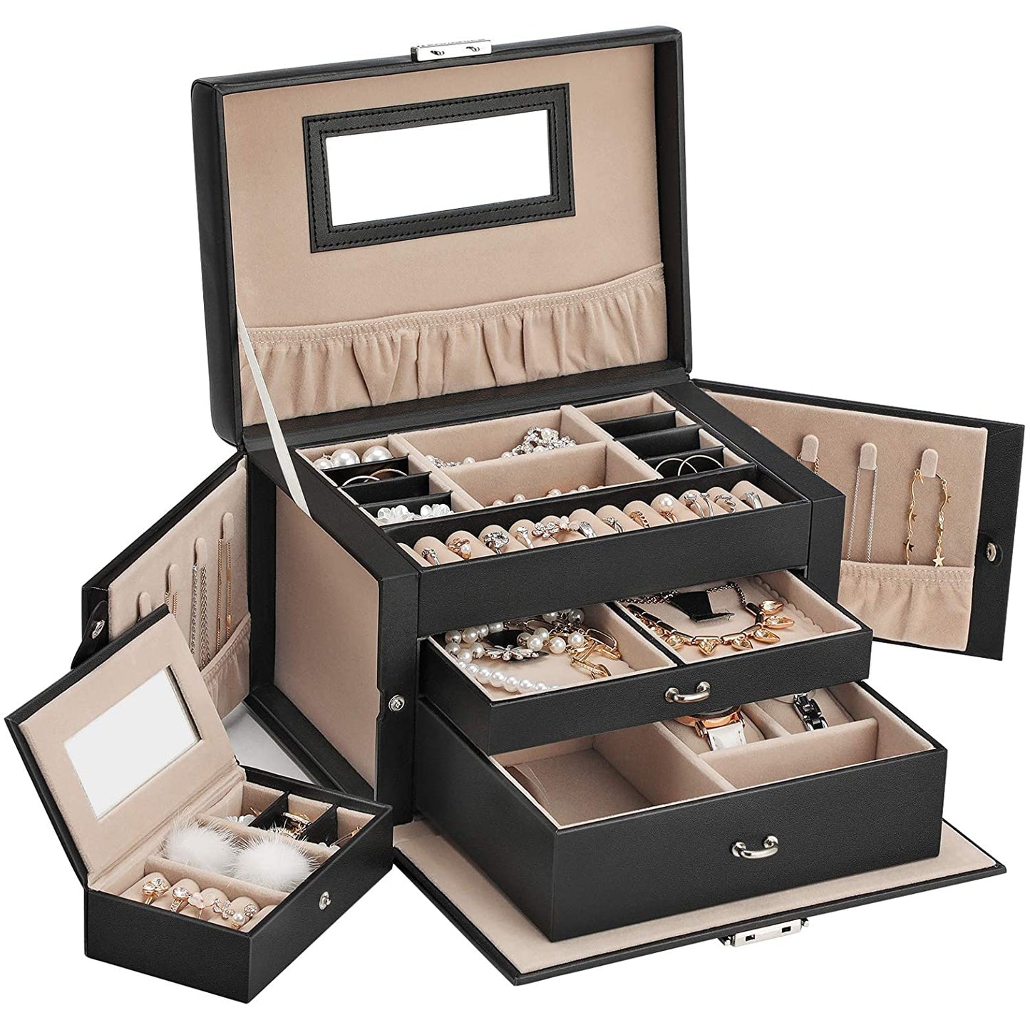 Nancy's Sieraden Organizer - Juwelendoos/Sieradendoos - Travel Sieradenorganizer