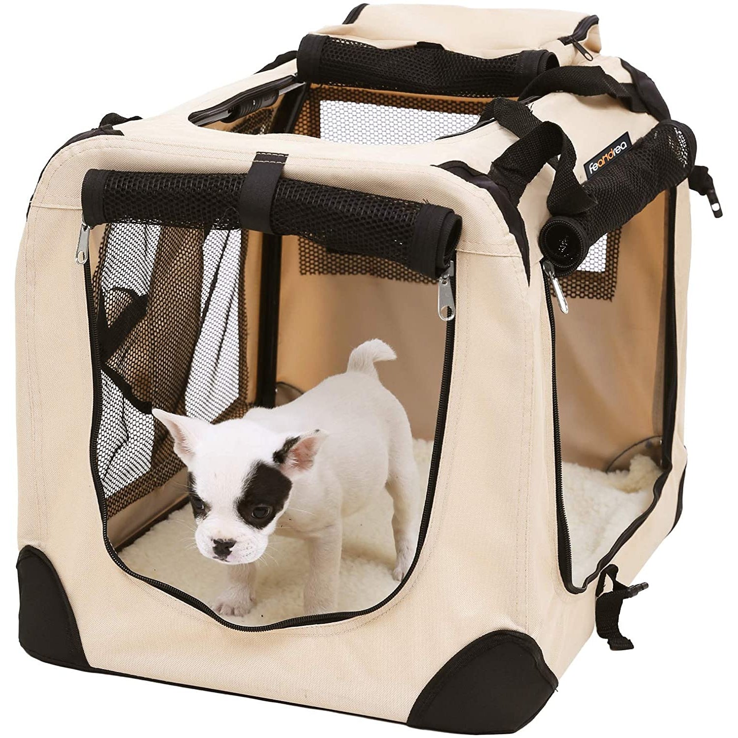 Nancy's Transporttas Dieren - Hondentas - Hondenbox - Opvouwbare draagtas voor honden - Draagtas voor katten - 102 x 69 x 69 cm