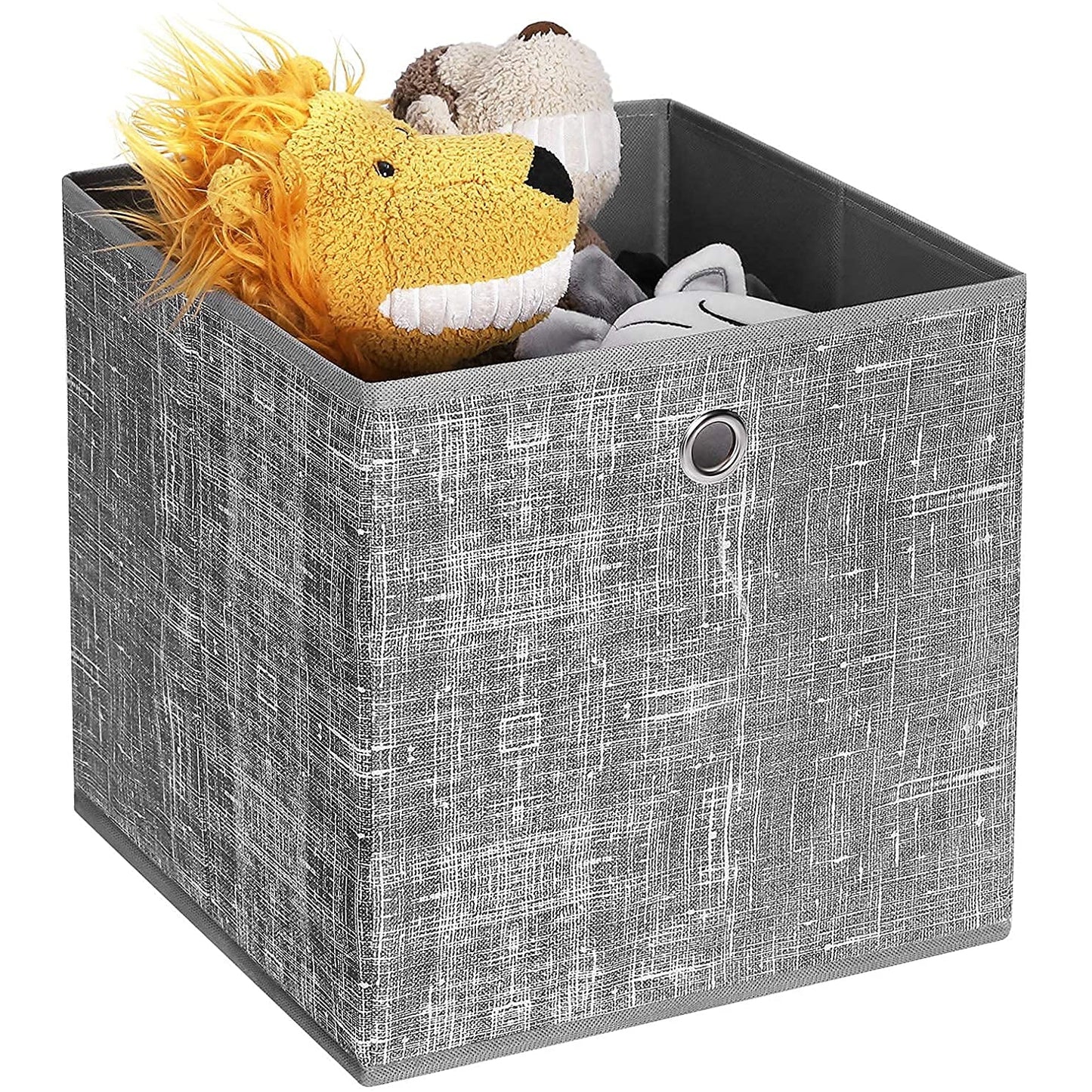 Nancy's Calderwood Opbergdozen - Set Van 6 - Vouwbare Dozen - Organizers - Grijs - Stof - 30 x 30 x 30 cm