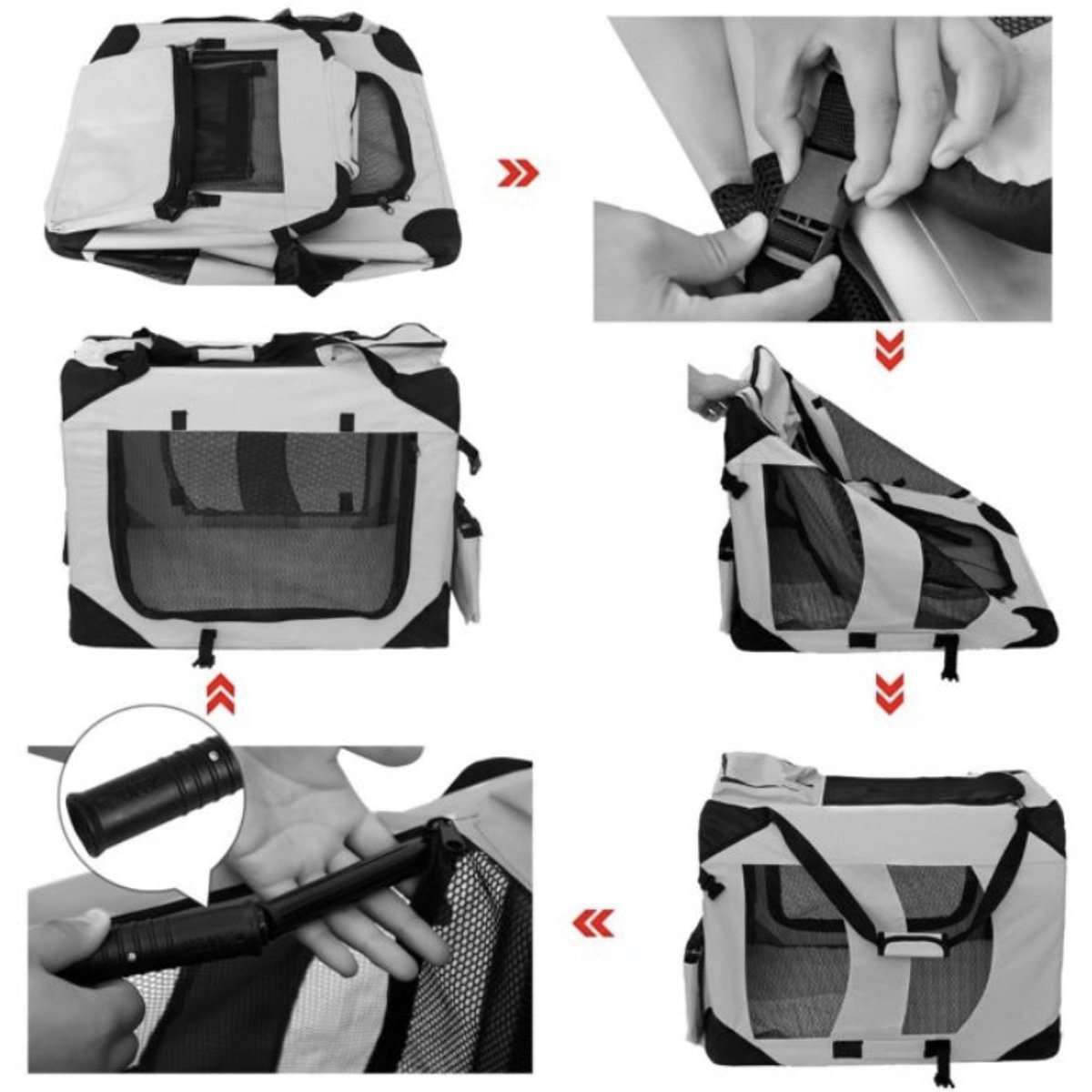 Nancy's Hondentas - Draagtas - Reistas Voor Dieren - Hondenbox - Blauw