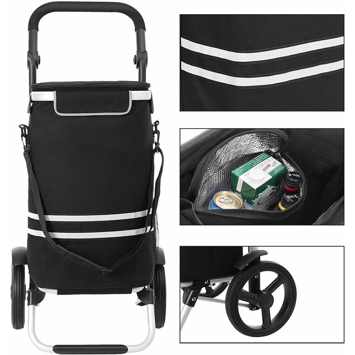 Nancy's Prior Velho Boodschappentrolley - Boodschappenkar - Met Koeling - 35 liter