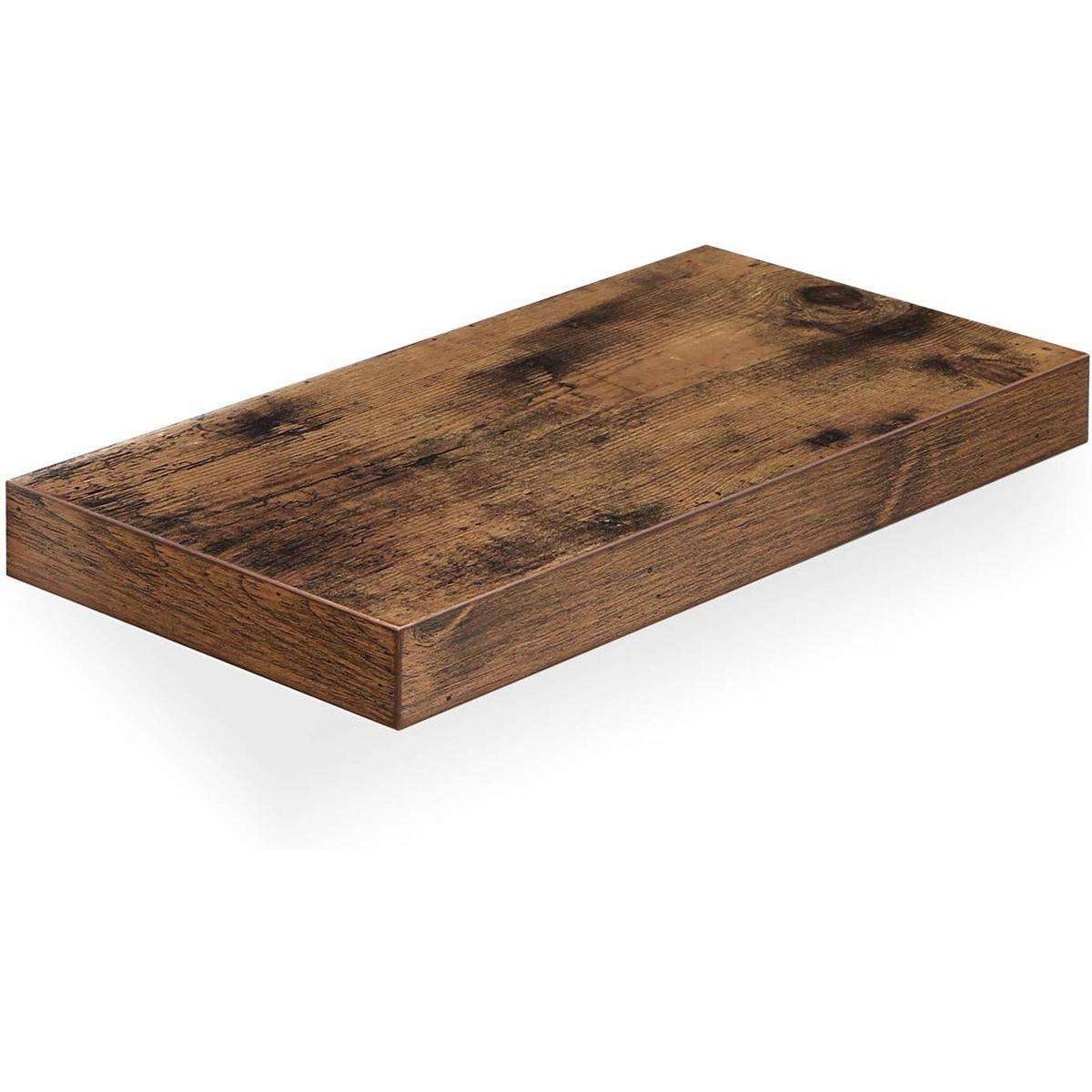 Étagère murale Nancy's Wino - Étagère murale flottante - Marron - MDF - ± 40 x 20 x 4 cm
