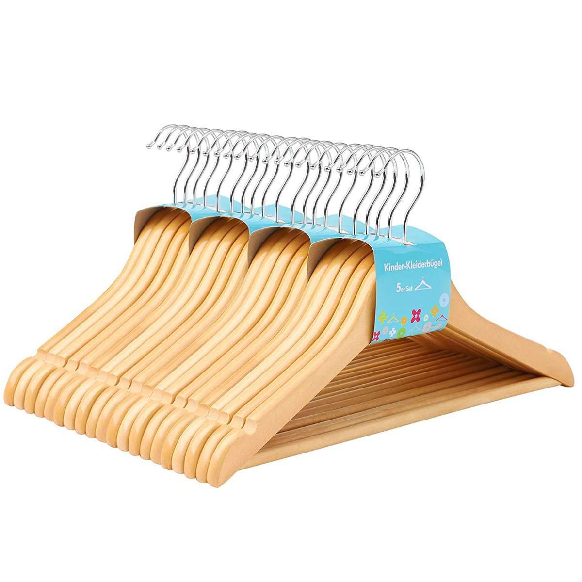Nancy's Houten Baby / Kinder Kledinghangers - - 20 Stuks
