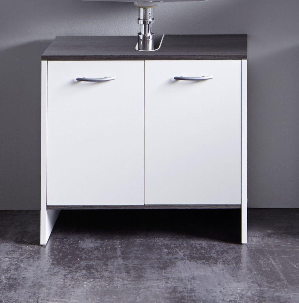 Nancy's Anny Badkamerkast - Wastafel Kast - Wit - 60 x 55 x 28 cm