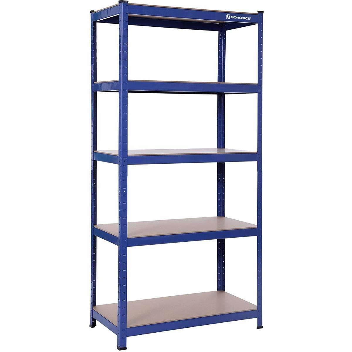 Nancy's Warehouse Rack Bleu - Rack d'entrepôt 180 x 90 x 45cm