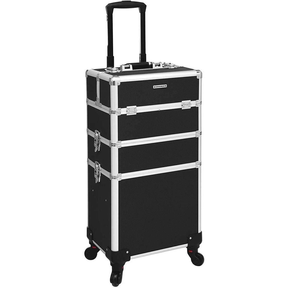 Nancy's XXL Pro Make Up Case - Cosmetic Case - Make-up Organizer On Wheels - Black