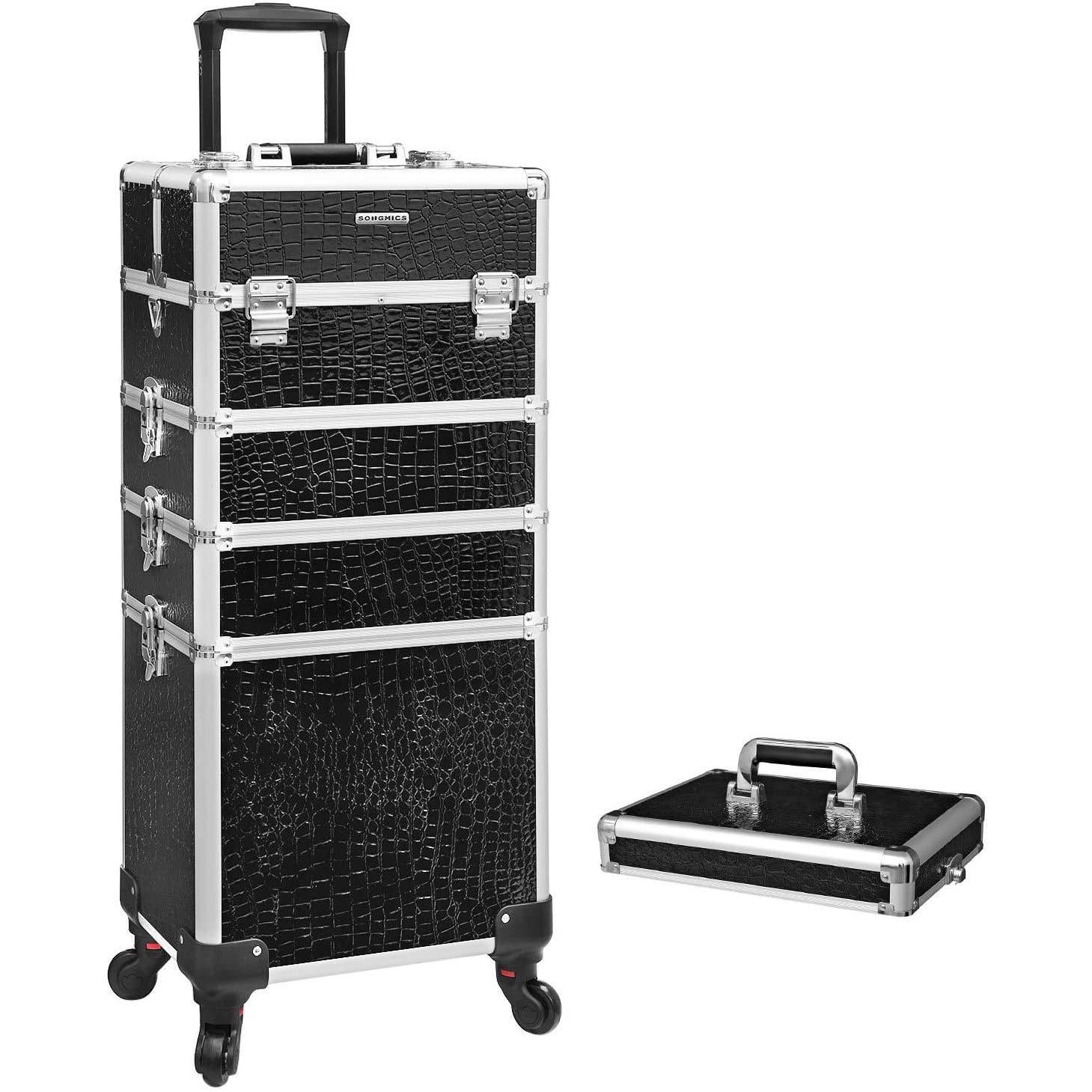 Nancy's XXL PRO Cosmetica Aluminium Trolley - Make Up Koffer - Make Up Organizer