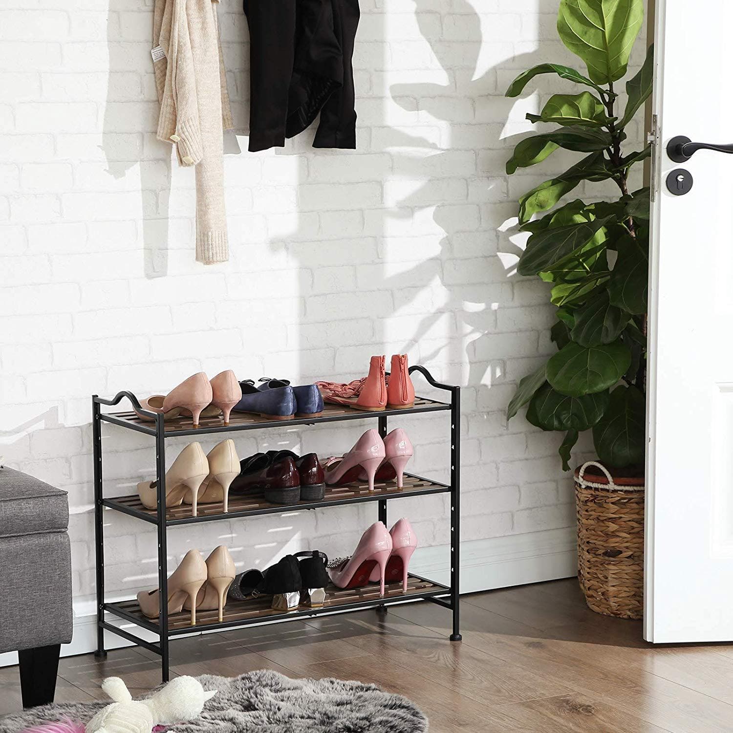 Nancy's Multifunctioneel 3 Laags Metalen Schoenenrek voor 12 Paar schoenen