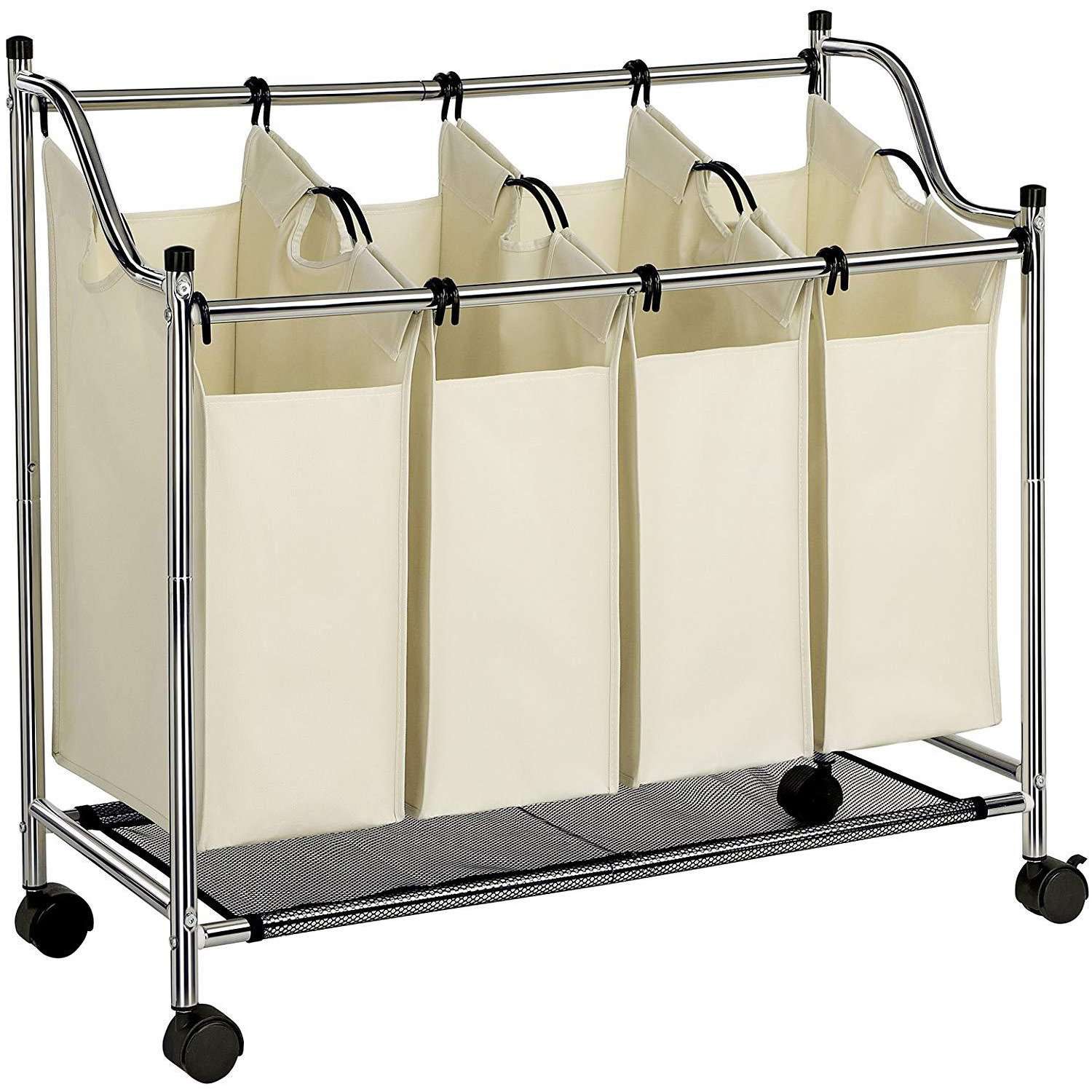 Nancy's Potinha Wassorteerder - Wasmand - Wasbox - Beige - 4 x 35 Liter