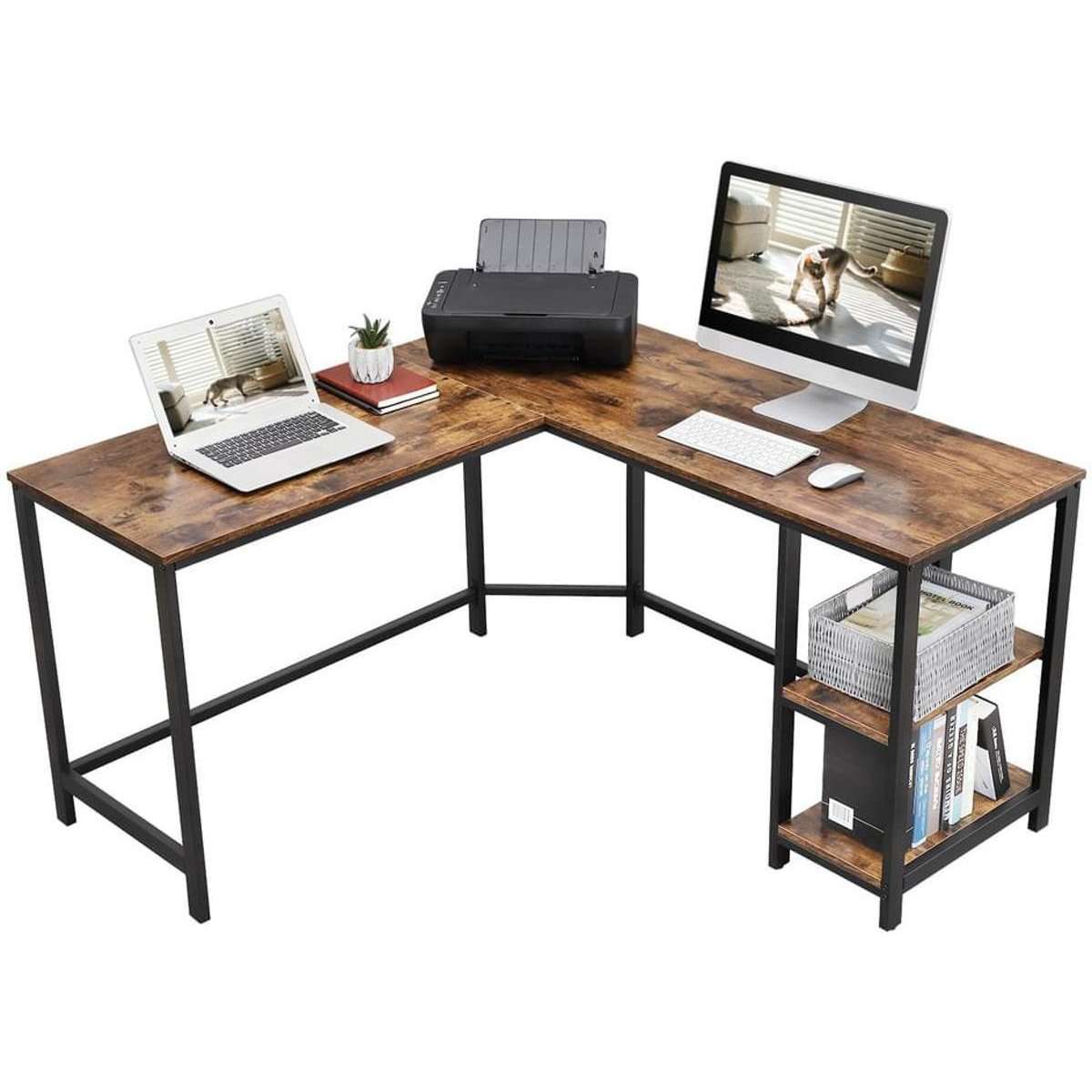 Nancy's Lenox Hill Bureau - Werktafel - Kantoortafel - Bureaus 138 x 138 x 75 cm