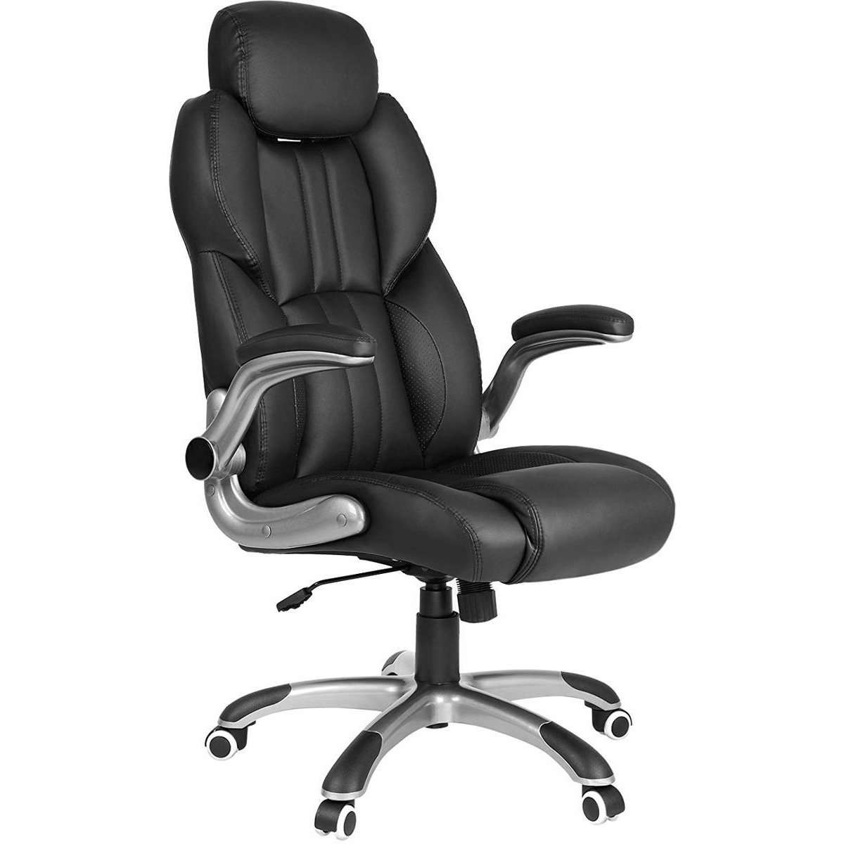 Nancy's Fordham Office Chair - Swivel Chair - Executive Chair - Black - Faux Leather
