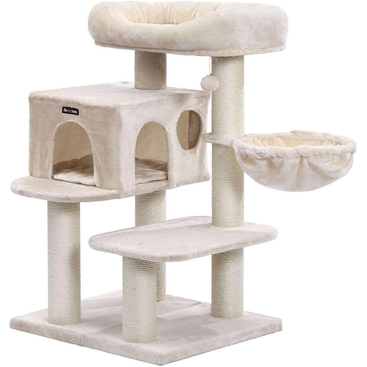 Nancy's Kattenboom XXL - Luxe Kattenhuis - Krabpaal - Krabpalen voor Katten