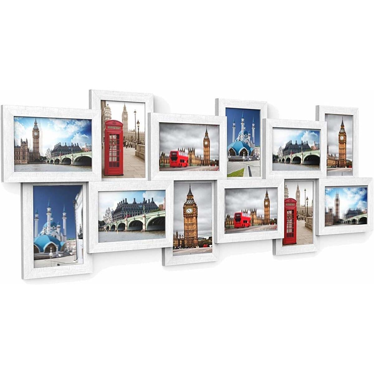 Cadre photo Collage de Nancy - Pour 12 photos - Cadres photo 10 x 15 CM chacun