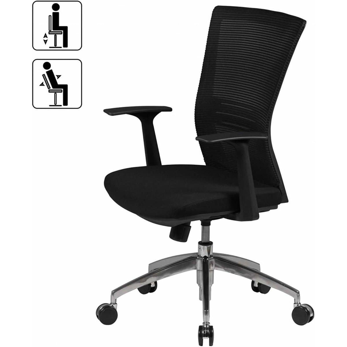 Nancy's Claremont Office Chair - Executive Chair - Ergonomic - Adjustable - Black
