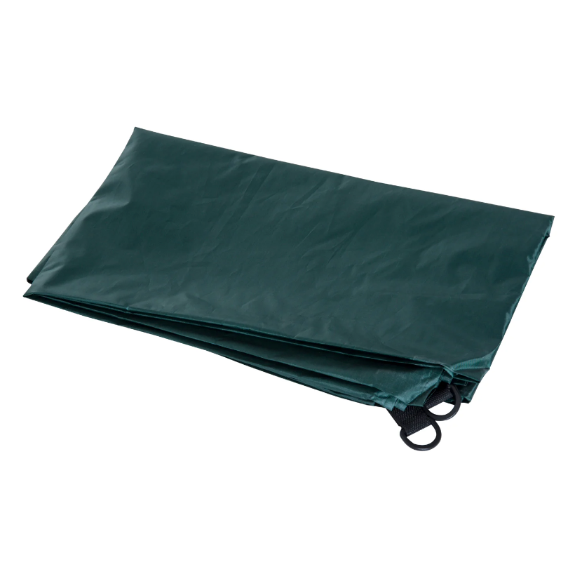 Nancy's Addison Parasol - Strandparasol - Zijwand - Groen - 2-Delig - Polyester - Waterafstotend - Afneembare Zijwand - Diameter 220 cm