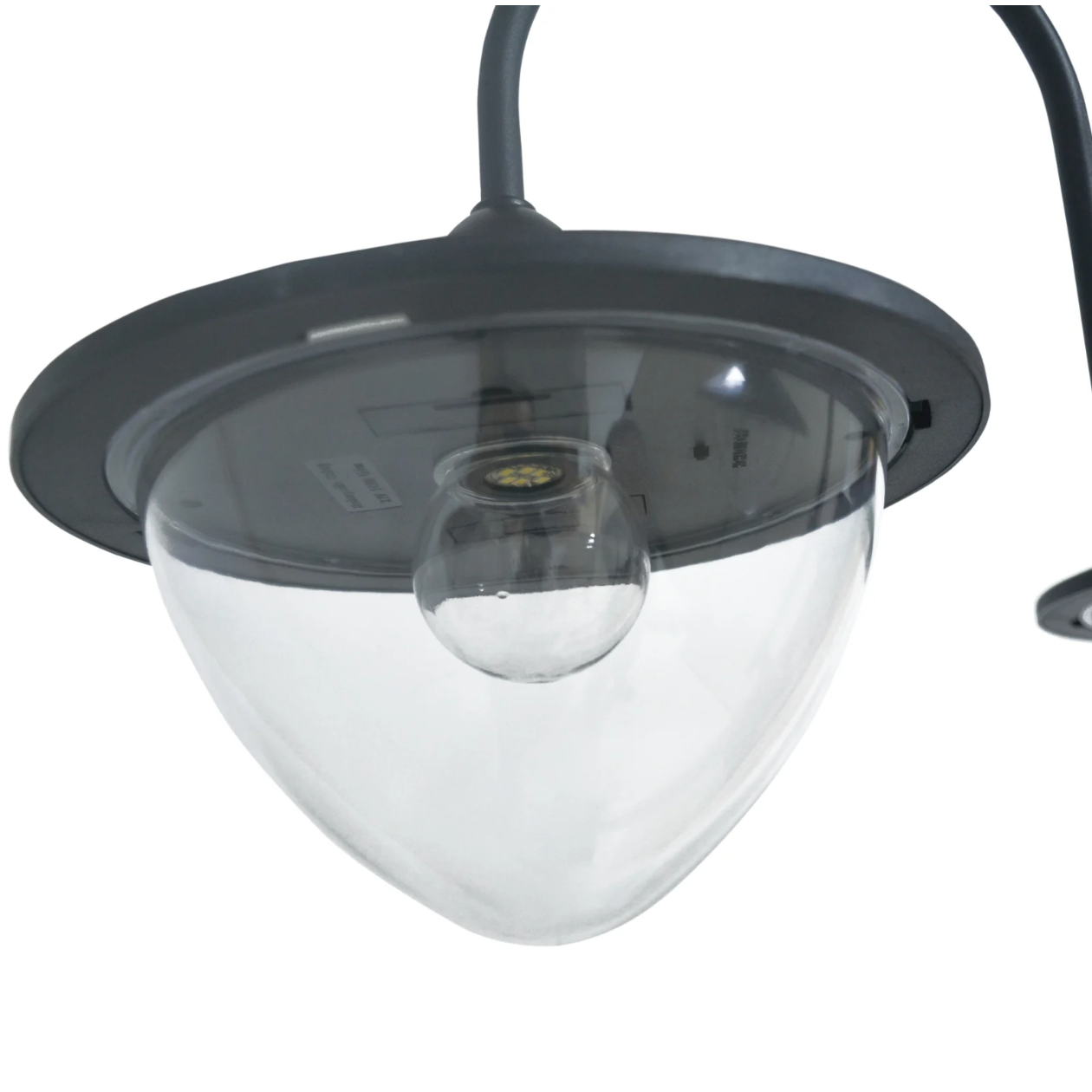 Nancy's Azusa Tuinlamp - Buitenverlichting - Zonne-energie - 3-Kops - Bloempotvoet - Waterdicht - RVS - Zwart