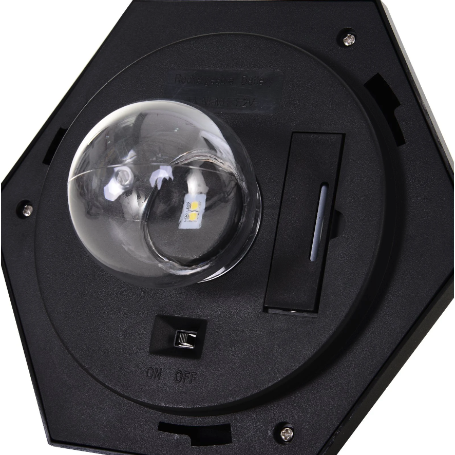 Nancy's Lantana Tuinlantaarns - Zonne-Energie - Tuinlampen - Set Van 2 - LED - 6-8 Uur - RVS - Zwart