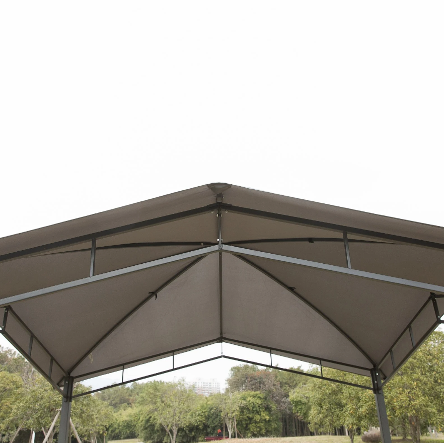 Nancy's Ringwood Tuinpaviljoen - Overkapping - Zonwering - Partytent - Pergola - Grijs - 3 x 3 m