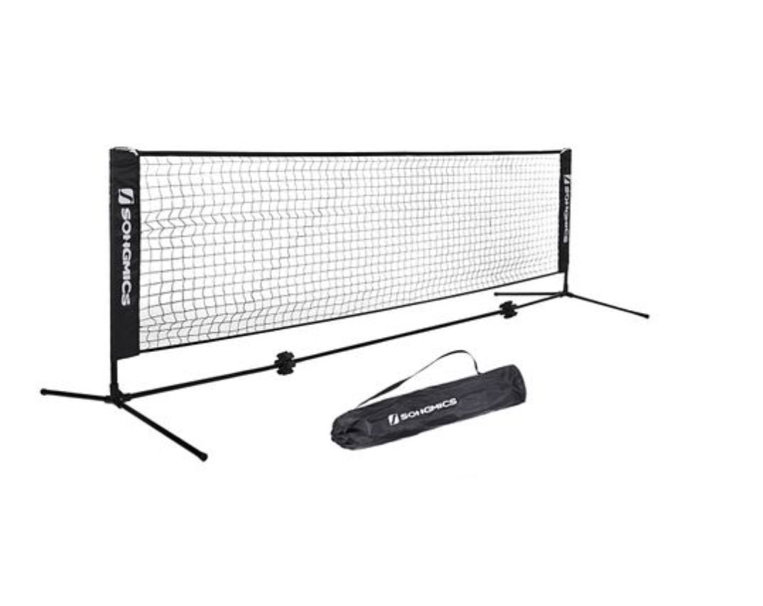 Nancy's Hydro Badmintonnet - Tennisnet - Volleybalnet - Hoogte Verstelbaar - Draagtas - 3 Meter - Zwart