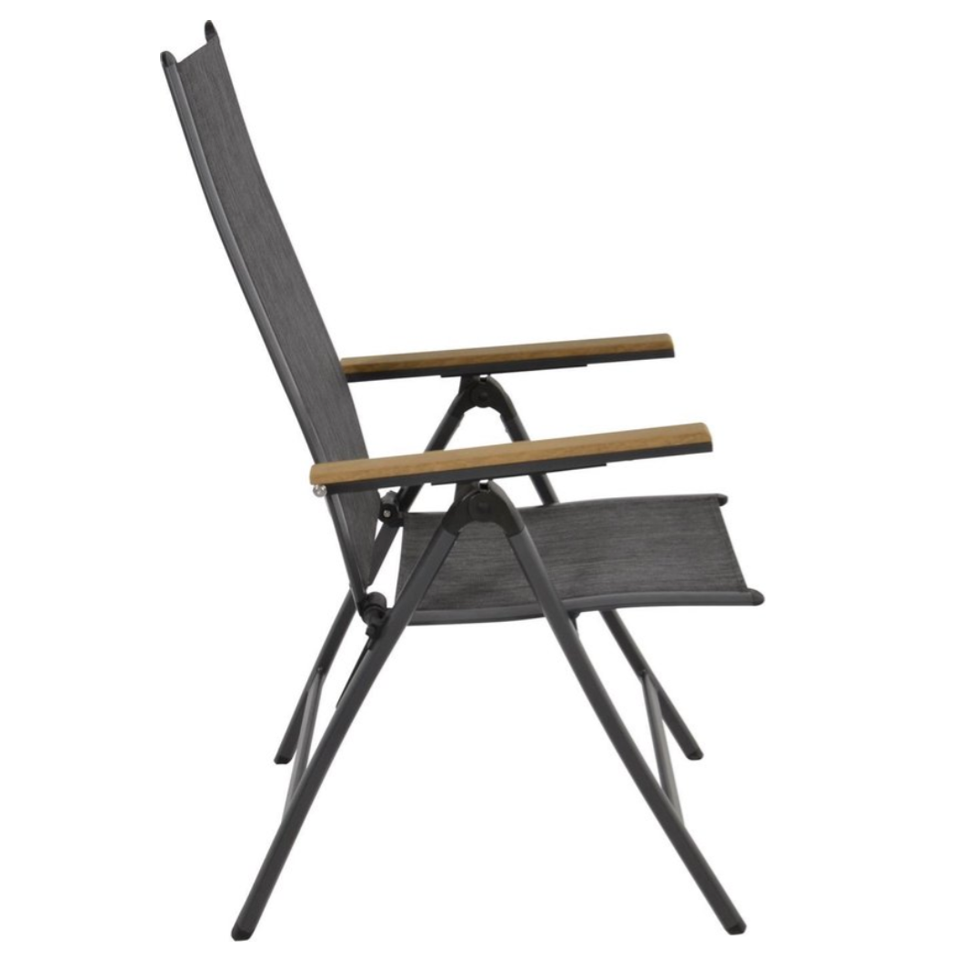 Nancy's Stokes Ligstoel - Verstelbaar - Opvouwbaar - Aluminium - 57 x 69 x 103cm