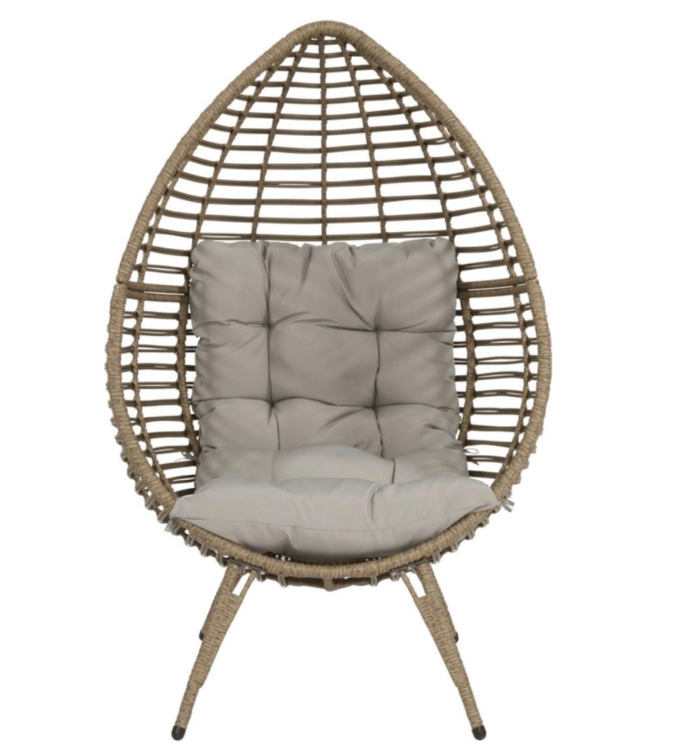 Nancy's Boeil Relaxstoel - Egg Chair - Tuinstoel - 99 x 91 x 156cm