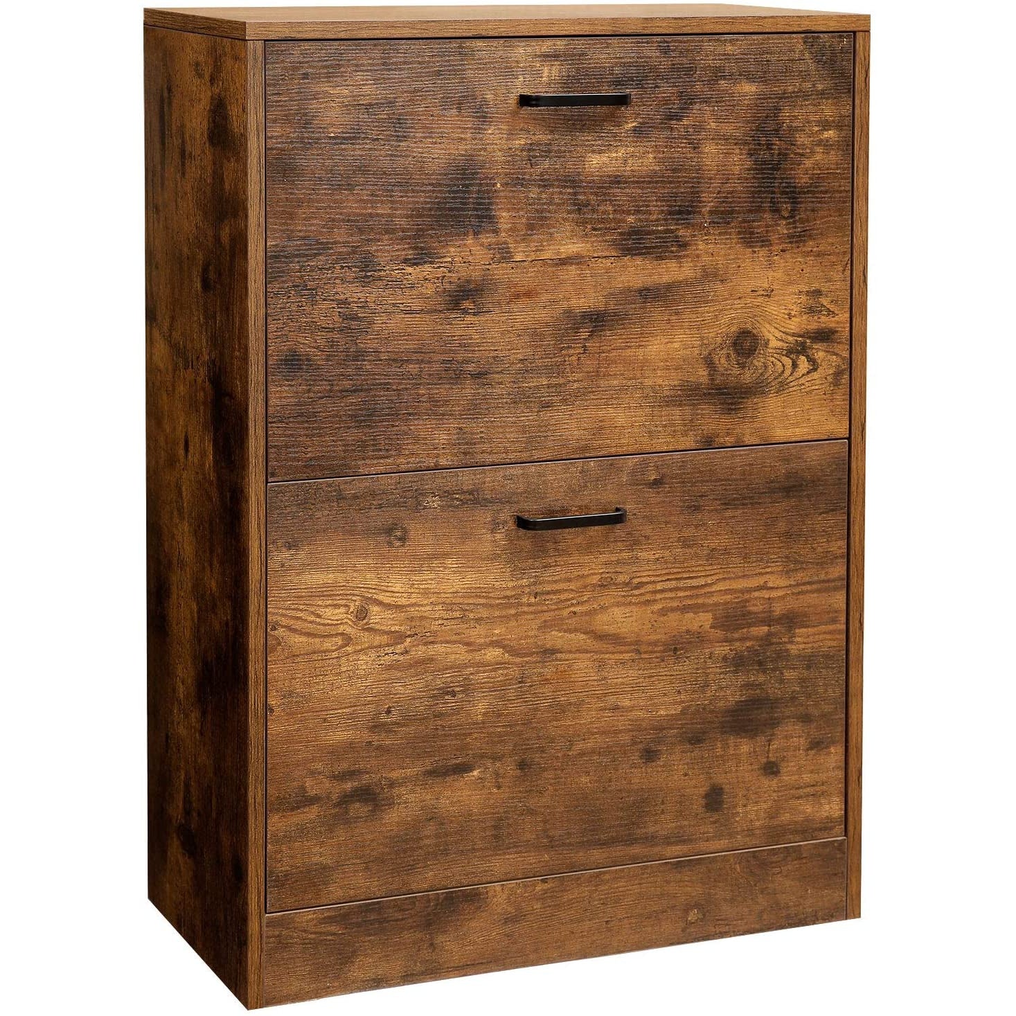 Nancy's Schoenenkast met 2 kleppen - Schoenenrek Industrieel - 12 Paar Schoenen - Schoenenkasten - 60 x 24 x 80 cm