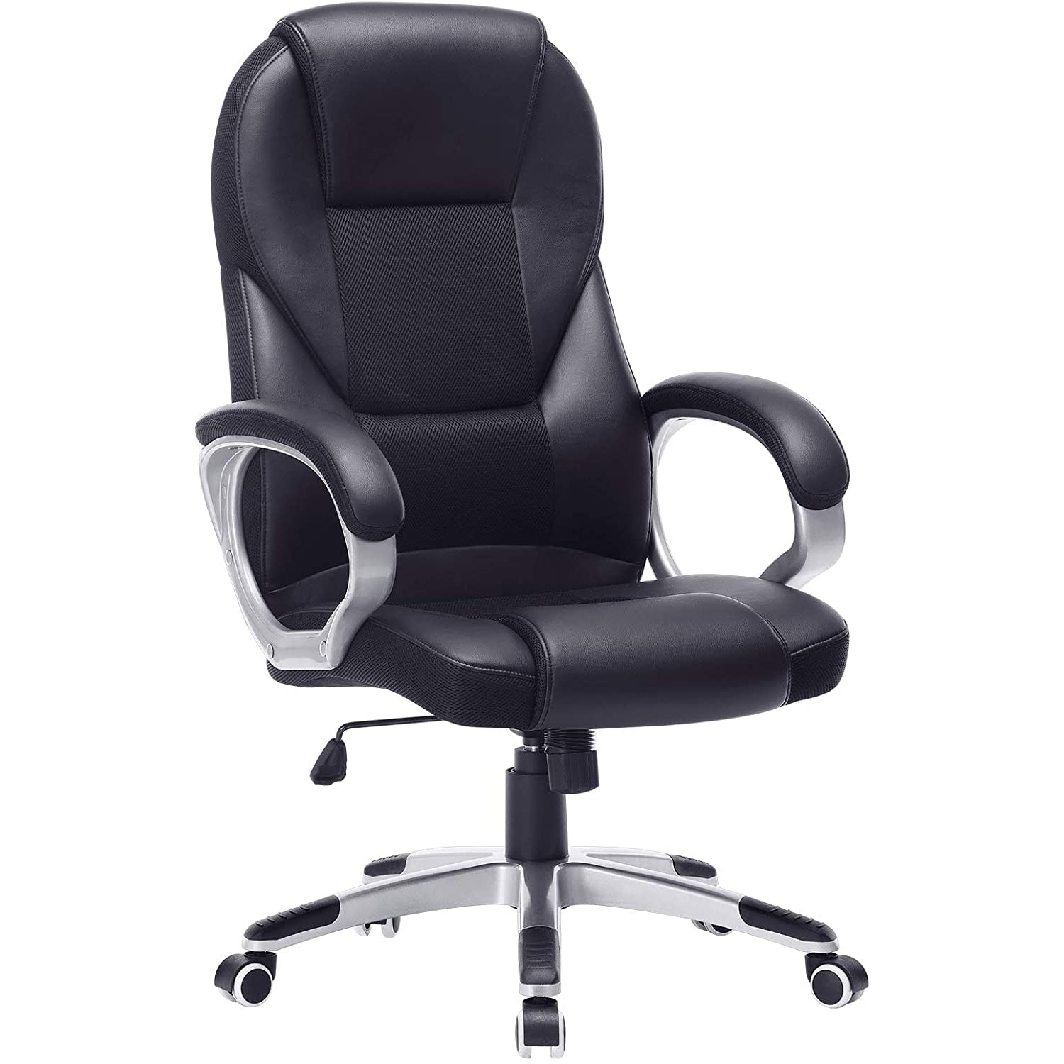 Nancy's Brooklyn Bureaustoel - Luxe Design Stoel - Ergonomische Directiestoel - Kunstleer - 150 KG Belasting