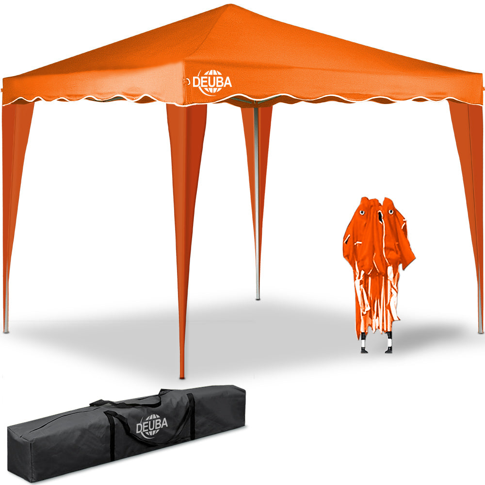 Nancy's Willow Oak Vouwtent - Vouwpaviljoen - Met Praktische Vouwsysteem - Waterdicht - Oranje - 3 x 3m
