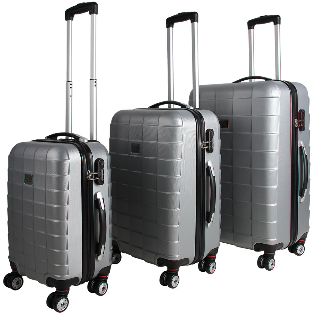 Nancy's Hiawatha Reiskofferset - 3-delig - Hardcase - Tassenset - Extra Riemen - Praktisch Netvak - ABS