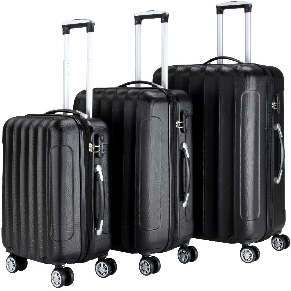Nancy's Columbia Falls Reiskofferset - Hardcase - Veiligheidscombinatieslot - 3-delig - 360° draaibaar - ABS