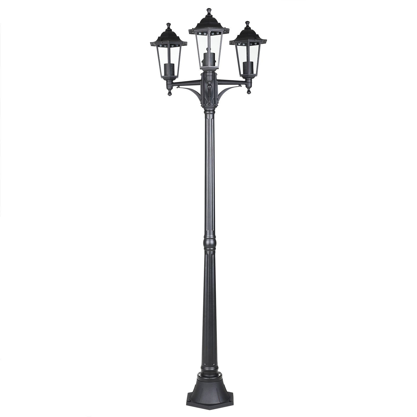 Nancy's Strasburg Buitenlamp - Externe Lantaarns - Weerbestendig - Gegoten Aluminium - Antraciet - 1760 x 530 mm