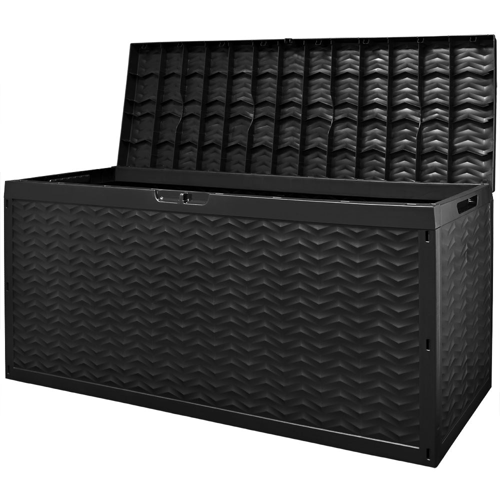 Nancy's Meraux Tuinkist - Tuinmeubilair - Opbergbox - Ondersteuningsdoos - 320 L - 120 x 45 x 60 cm