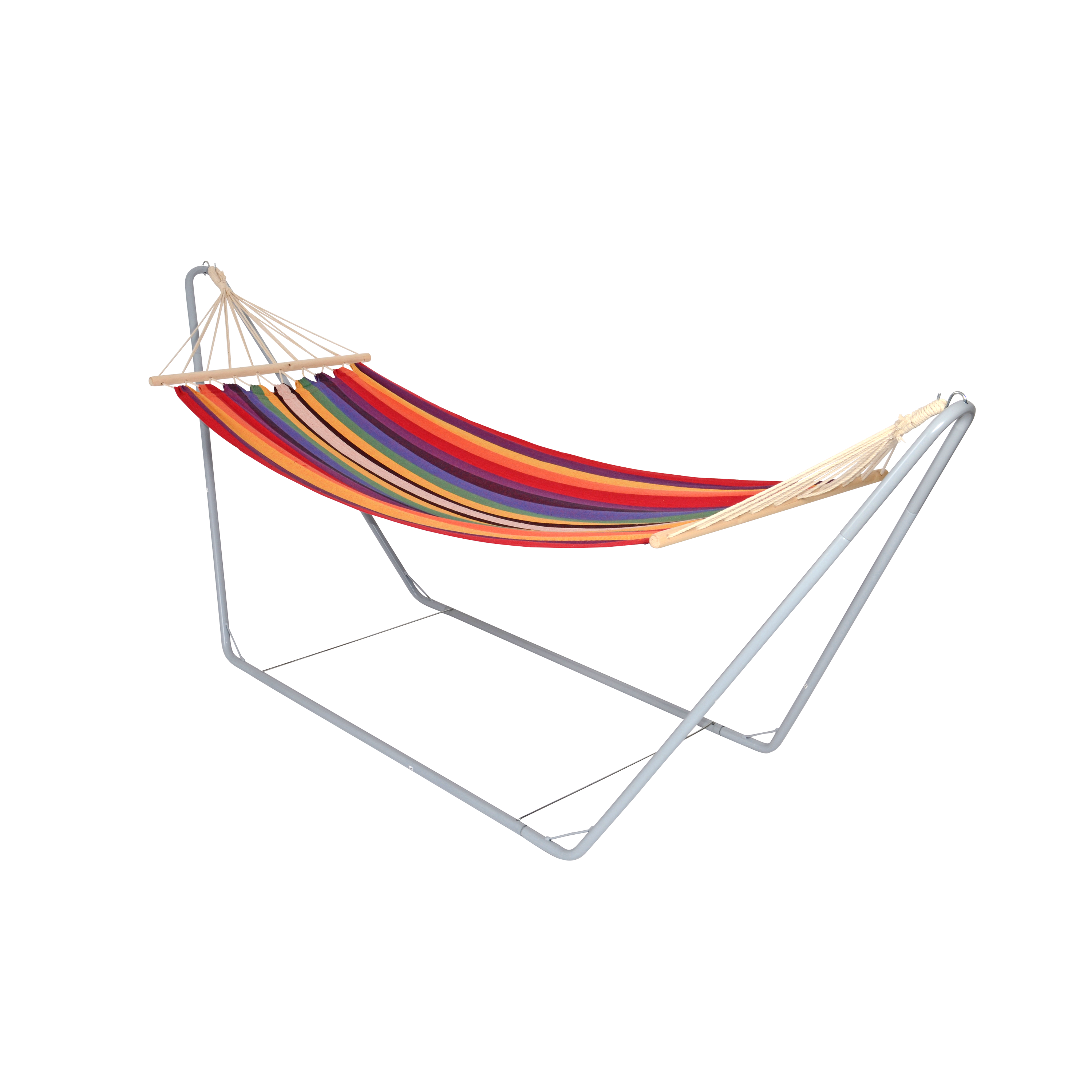 Nancy's Attertia Hangmat - Metalen Frame - 300 x 80 x 120cm