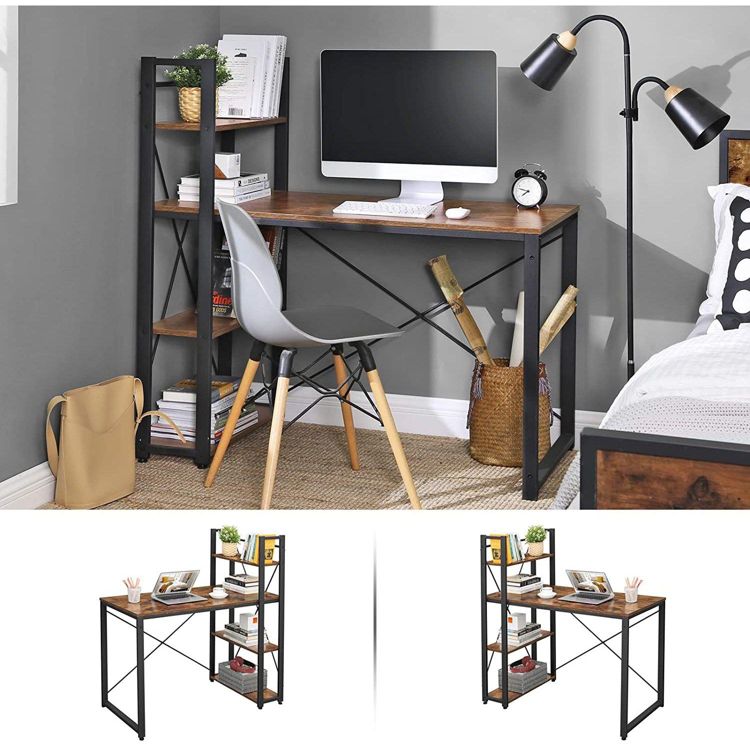 Nancy's Gumphill Bureau - Industriële Werktafel - Vintage Tafel - Bureaus - 120 x 60 x 120 cm
