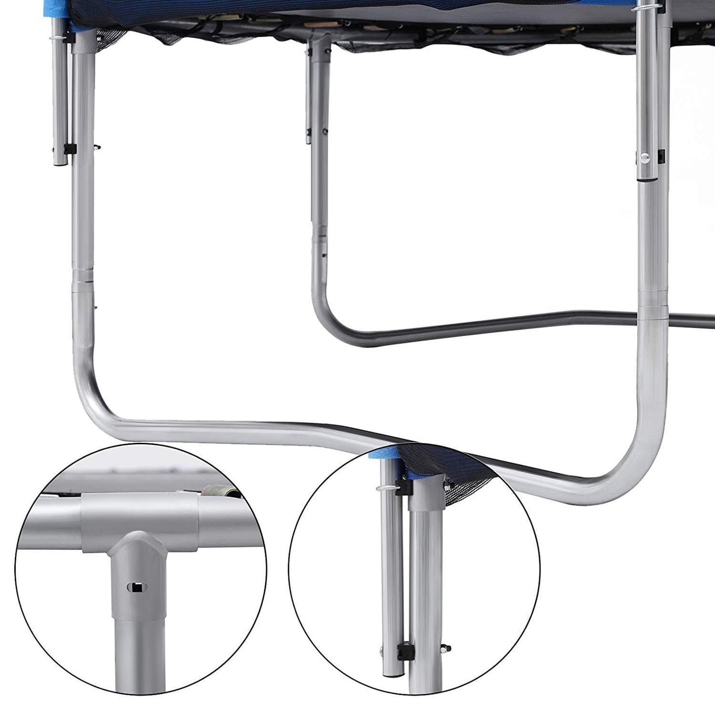 Nancy's Trampoline Met Veiligheidsnet - Zwart / Blauw - Ø 183 cm