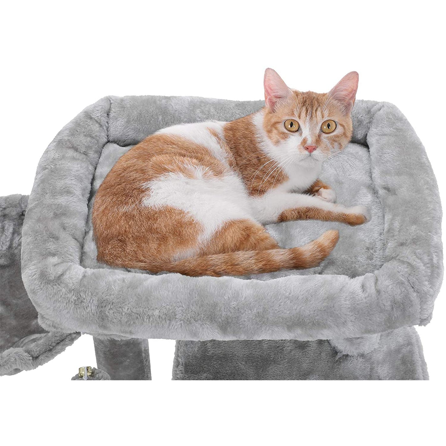 Nancy's Clallam Kattenboom - Kattenhuis - Krabpaal - Krabpalen voor Katten - 48 x 48 x 96 cm (L x B x H)